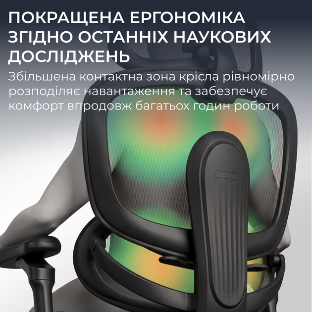 Крісло офісне ергономічне Sihoo DORO C300 PRO V2 White сітчасте 8D підлокітники 3D підголівник поперекова підтримка газліфт 4 клас алюмінієва основа до 150 кг зріст до 190 см (C300-PRO-V2-B102) - зображення 14