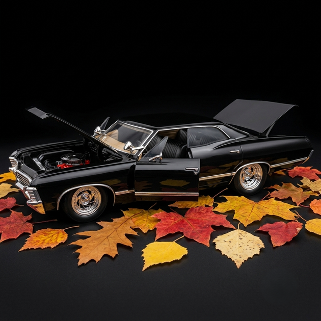 Колекційна машинка Chevy Impala SS Sport Sedan 1967 Supernatural Модель 1:24 - изображение 2