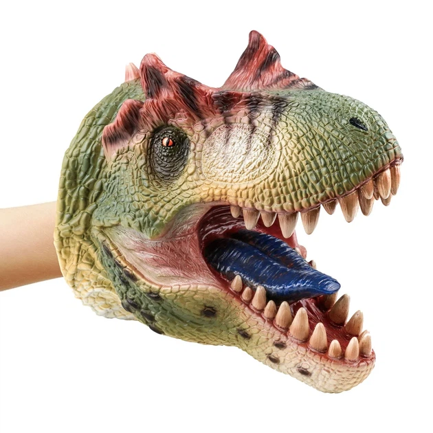 Игрушка-варежка Same Toy Алозавр зеленый - изображение 3