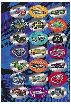 Книжка-розмальовка з металізованими наліпками Hot Wheels Швидкість потужність блиск (KOLS-1601) (9788325349325) - Фото 4 Книжка-розмальовка з металізованими наліпками Hot Wheels Швидкість потужність блиск (KOLS-1601) (9788325349325) - зображення 4