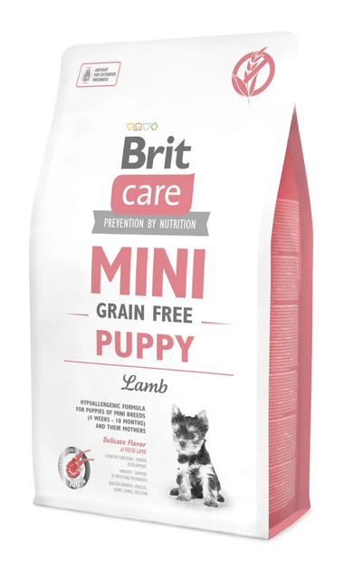 Сухой корм Brit Care GF Mini Puppy Lamb для щенков миниатюрных и мелких пород с ягненком 2 кг - Фото 1 Сухой корм Brit Care GF Mini Puppy Lamb для щенков миниатюрных и мелких пород с ягненком 2 кг - изображение 1