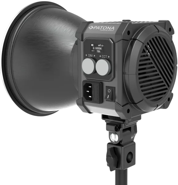 Студійне світло LED RGB COB PATONA Premium SQ200RGB 200 Вт Bowens у твердому кейсі (4055655260978) - Фото 4 Студійне світло LED RGB COB PATONA Premium SQ200RGB 200 Вт Bowens у твердому кейсі (4055655260978) - зображення 4