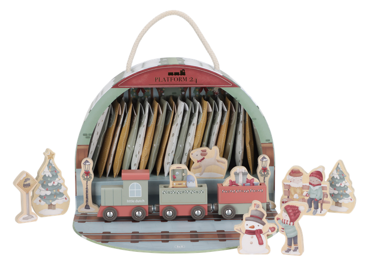 Kalendarz adwentowy Little Dutch w walizeczce LD4880 (8713291448803) - obraz 6