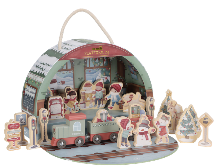 Kalendarz adwentowy Little Dutch w walizeczce LD4880 (8713291448803) - obraz 10