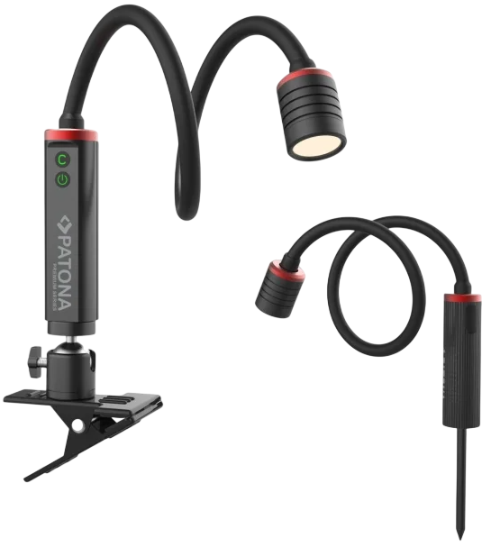 Накамерне макро світло LED RGB Bi Color PATONA Premium ML05 (4055655253550) - Фото 3 Накамерне макро світло LED RGB Bi Color PATONA Premium ML05 (4055655253550) - зображення 3