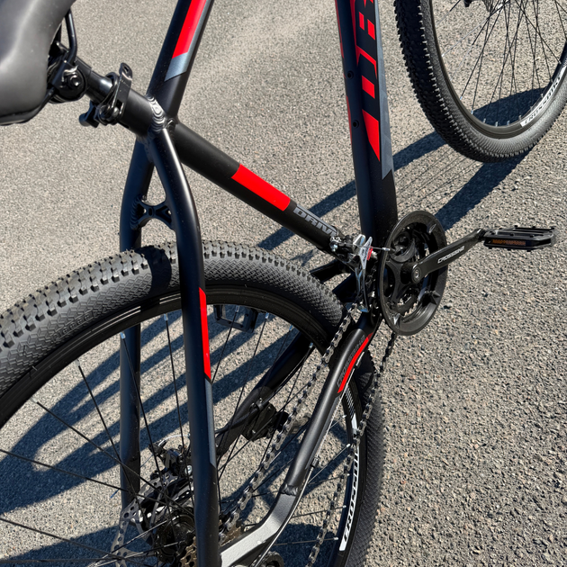 Велосипед CrossBike 29" Drive 2026 Рама 21" black-red - изображение 4