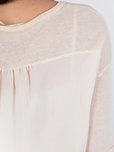 Трикотажная блуза Vero Moda 691088939 S (86214S) Персиковый - изображение 3