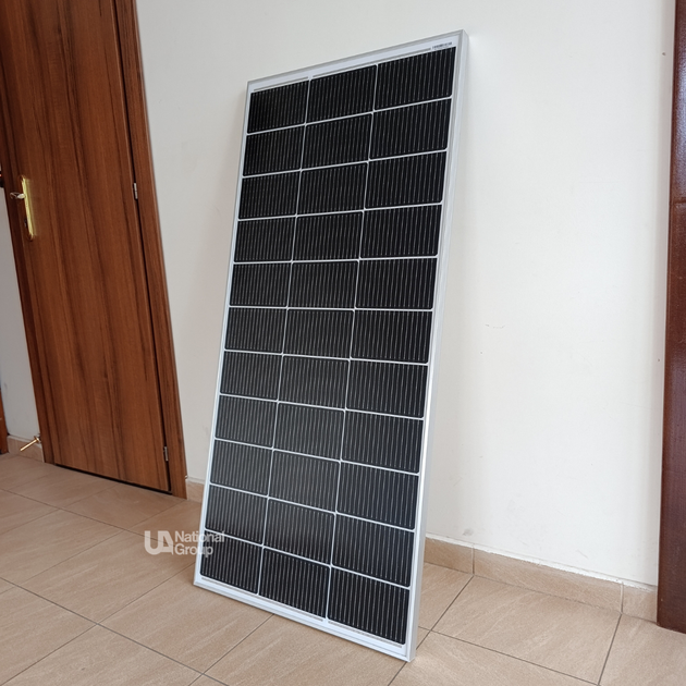 Сонячна панель монокристалічна портативна 150Вт Solar Panel, мобільна сонячна батарея з ламінованим склом для дому, дачі, кемпінгу, авто, автономного електропостачання і зарядки акумуляторів, HI-150W - зображення 3