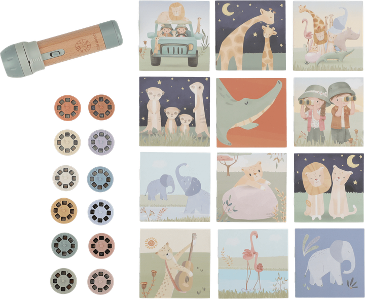 Latarka Little Dutch Bedtime Stories Projektor z bajkami (8713291774902) - obraz 5