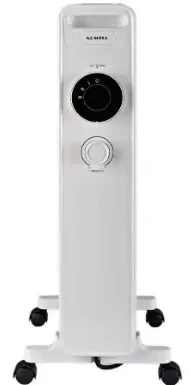 Масляный обогреватель Kumtel KUM-1225S 2000 Вт 9 секций для помещений до 25 м² напольный 3 режима с термостатом - изображение 4
