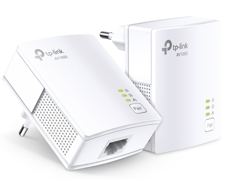 Комплект Powerline-адаптеров TP-Link TL-PA717 KIT AV1000 / 1000 Мбит/с / Белый (102341845) - изображение 2
