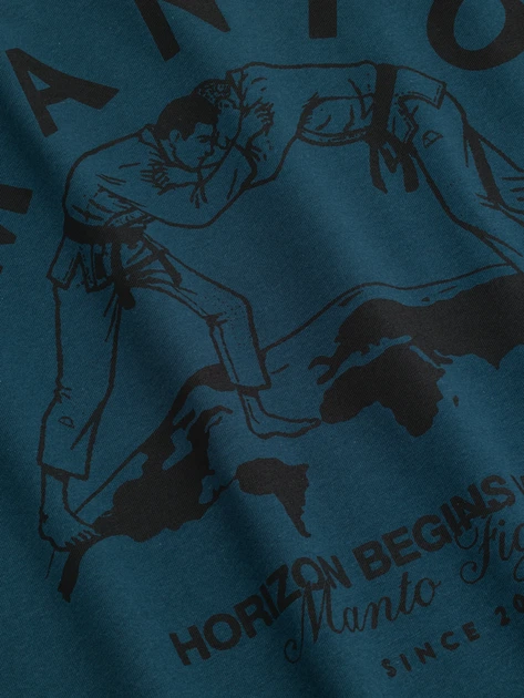 Футболка MANTO t-shirt HORIZON Navy Blue L - Фото 2 Футболка MANTO t-shirt HORIZON Navy Blue L - зображення 2