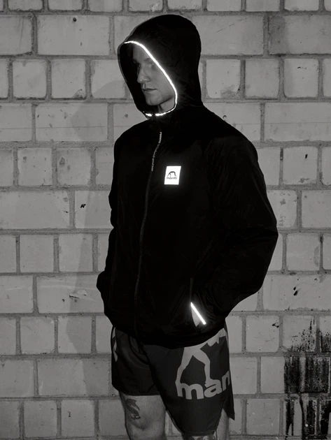 Куртка MANTO windbreaker jacket DEFEND black S - Фото 5 Куртка MANTO windbreaker jacket DEFEND black S - изображение 5