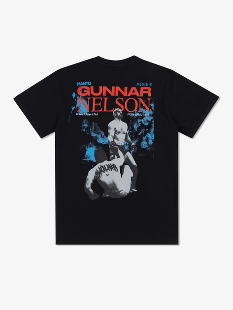 Футболка MANTO t-shirt GUNNAR black XL - Фото 2 Футболка MANTO t-shirt GUNNAR black XL - зображення 2