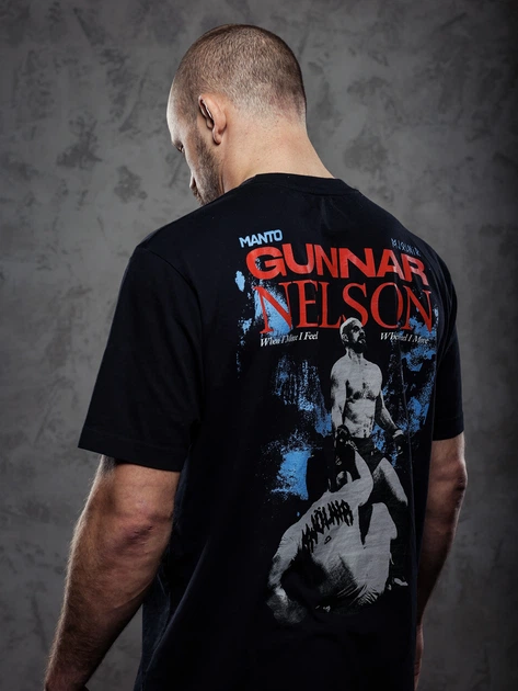 Футболка MANTO t-shirt GUNNAR black XL - Фото 3 Футболка MANTO t-shirt GUNNAR black XL - зображення 3