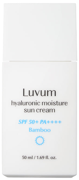 Сонцезахисний крем для обличчя Luvum Bamboo Spf 50+ 50 мл (8809736650310) - Фото 1 Сонцезахисний крем для обличчя Luvum Bamboo Spf 50+ 50 мл (8809736650310) - зображення 1