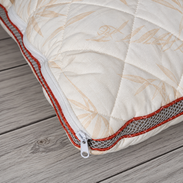Подушка Bio Cotton50×70 см із бамбуковим волокном молочна - Фото 4 Подушка Bio Cotton50×70 см із бамбуковим волокном молочна - изображение 4