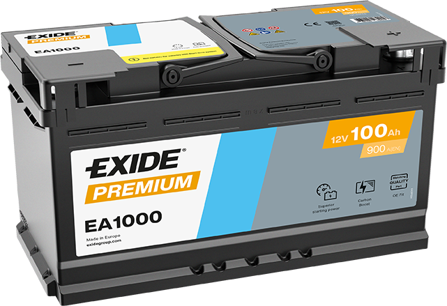 Автомобильный аккумулятор EXIDE Premium 100Ач 900Ah R+ EA1000 - изображение 7