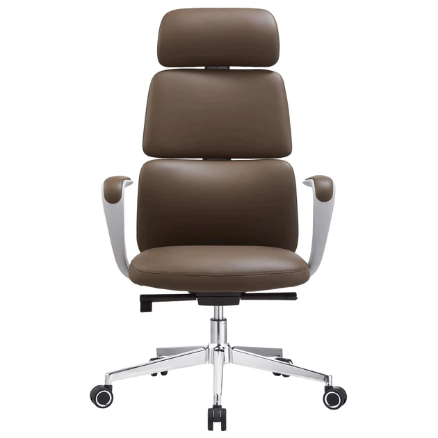 Офісне крісло OfficePro Delicate OC690BR Brown PVC (OC690BR) - Фото 1 Офісне крісло OfficePro Delicate OC690BR Brown PVC (OC690BR) - зображення 1