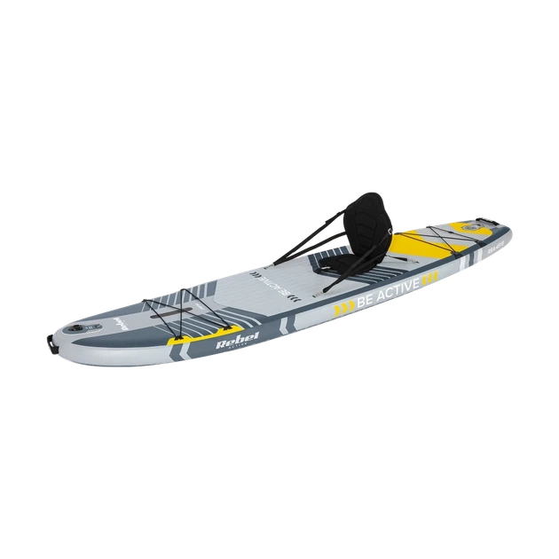 Надувная SUP-доска REBEL ACTIVE PRO RBA-4518 Серая (5901890127479) - изображение 3