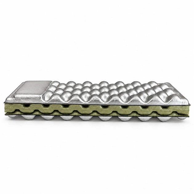 Туристичний складаний килимок сидіння Lesko GC004 40*30*1,8 см Army Green каремат для кемпінгу - зображення 4