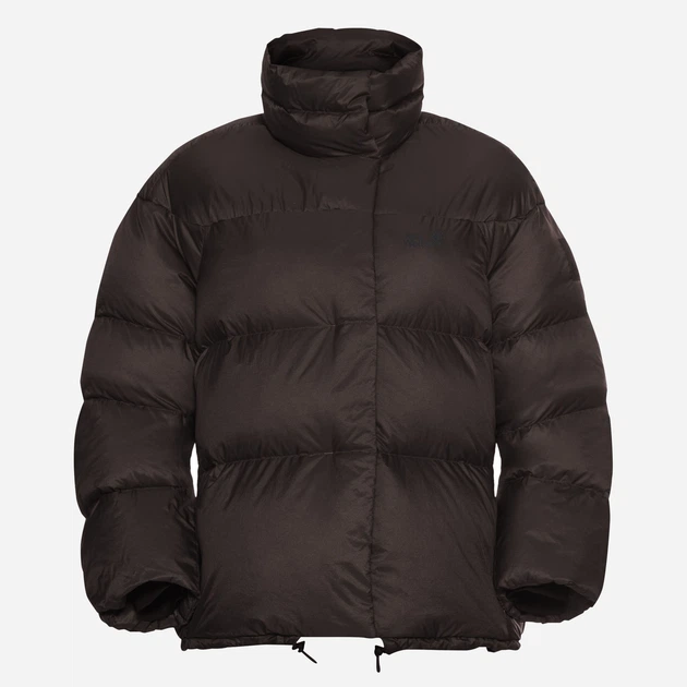 Пуховик зимний короткий женский Jack Wolfskin Icy Hill JKT W RDS A65094-D0108 S Коричневый (4064886544979) - изображение 7