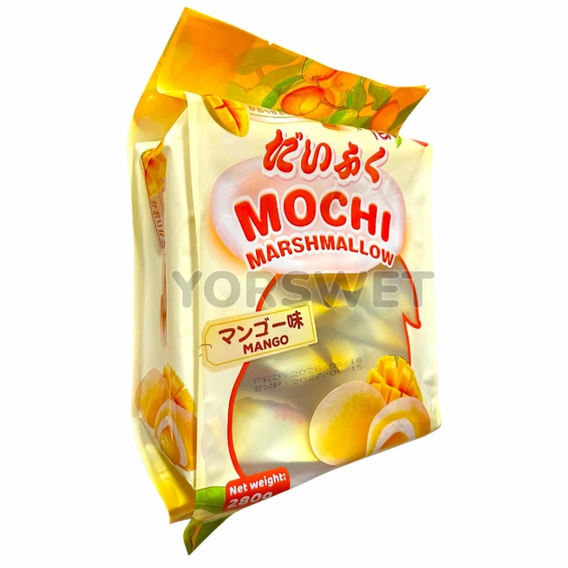 Тістечка мочі (моті) Maifaten Mochi Marshmallow Mango з маршмелоу та манго 280 г (0033) - изображение 2