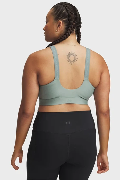 Жіночий м'ятний топ UA Infinity High Zip 2.0 Bra Under Armour XS D-DD 1384118-348 - Фото 8 Жіночий м'ятний топ UA Infinity High Zip 2.0 Bra Under Armour XS D-DD 1384118-348 - изображение 8