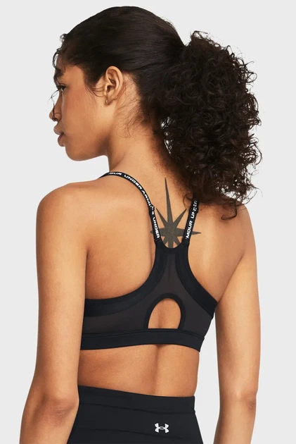 Жіночий чорний топ UA Infinity Low 2.0Strap Bra Under Armour XL A-C 1384126-001 - изображение 2