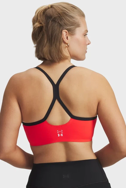 Жіночий червоний топ UA Halo Bonded Bra Under Armour XS 6009068-713 - изображение 6