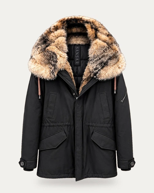 Парка мужская зимняя XL Чёрный (PONTOS-M-PARKA-001) - Фото 1 Парка мужская зимняя XL Чёрный (PONTOS-M-PARKA-001) - изображение 1