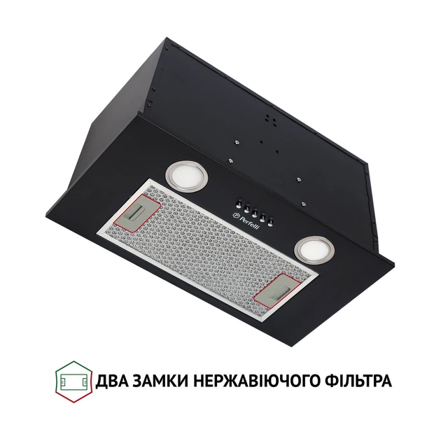 Вытяжка полновстраиваемая Perfelli BI 5652 BL 1000 LED - Фото 3 Вытяжка полновстраиваемая Perfelli BI 5652 BL 1000 LED - изображение 3