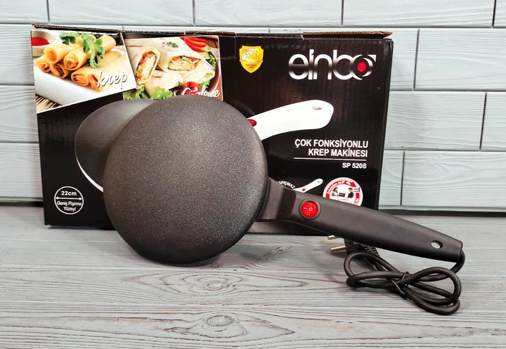 Млинниця електрична Crepe Maker SP 5208, діаметр 20 см, 650 Вт, чорний - зображення 4
