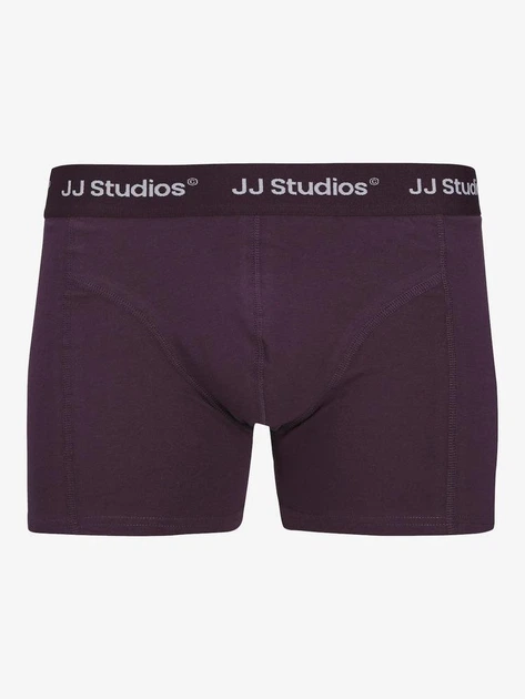 Набор трусов шорты мужской Jack & Jones 196222 М 3 шт Черно/зелено/фиолетовый (2200005174562) - изображение 4