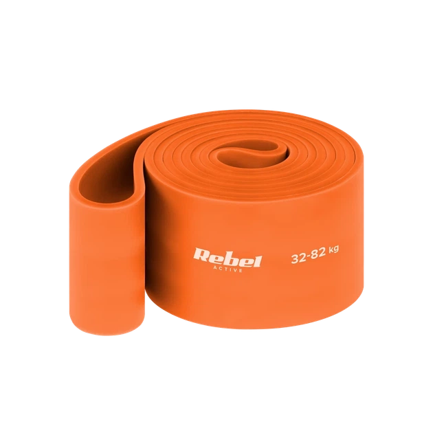 Стрічка еластична TPE REBEL Power Band PT-7 Orange 32-82 kg (RBA-3001-7) - Фото 1 Стрічка еластична TPE REBEL Power Band PT-7 Orange 32-82 kg (RBA-3001-7) - зображення 1