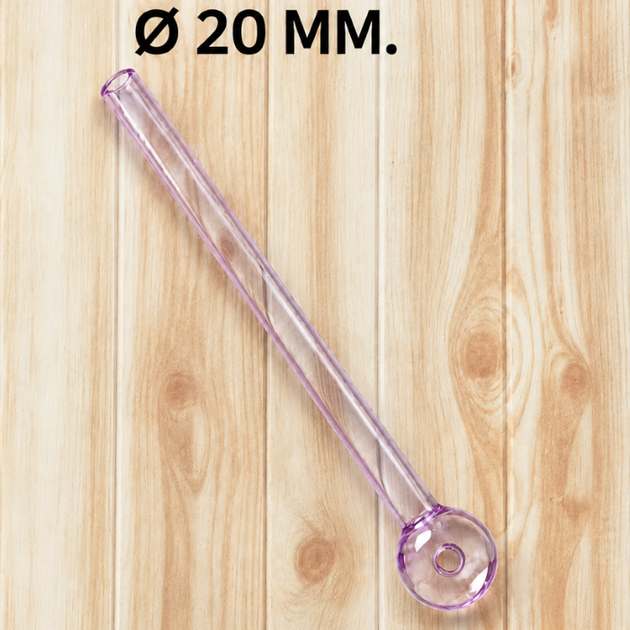 Стеклянная трубка для курения Pocketbowl Long Oil Purple 15 см./20 мм. - Фото 1 Стеклянная трубка для курения Pocketbowl Long Oil Purple 15 см./20 мм. - изображение 1