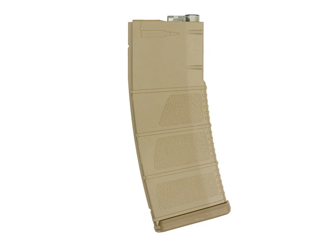 Магазин BattleAxe Mid-Cap для M4 / AR15, 150 кульок, Dark Earth / Tan - зображення 2