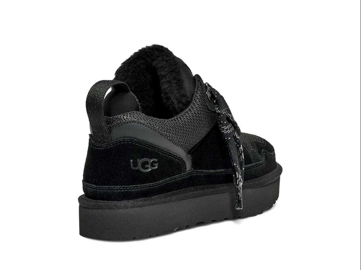 Жіночі зимові уггі кросівки UGG Lowmel Sneaker Black 38р-24см 1144032-BLK - Фото 2 Жіночі зимові уггі кросівки UGG Lowmel Sneaker Black 38р-24см 1144032-BLK - зображення 2