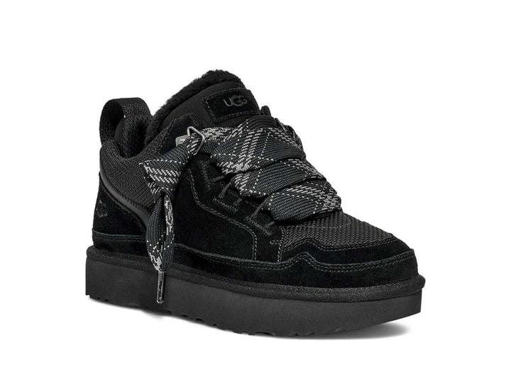 Жіночі зимові уггі кросівки UGG Lowmel Sneaker Black 38р-24см 1144032-BLK - Фото 4 Жіночі зимові уггі кросівки UGG Lowmel Sneaker Black 38р-24см 1144032-BLK - зображення 4