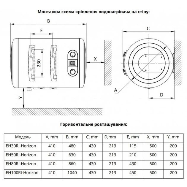 Водонагреватель WILLER EH30RI-Horizon - изображение 4