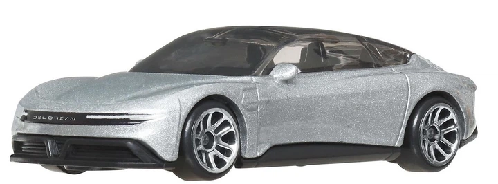 Колекційна машинка Hot Wheels Fast & Furious 2022 DeLorean Alpha5 1:64 Срібляста (HNR88/JBY38) (194735266753) - зображення 2