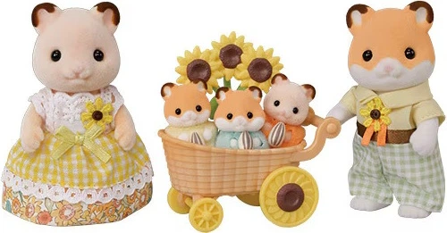 Zestaw do zabawy Sylvanian Families Rodzina chomików SLV5856 (5054131058565) - obraz 2