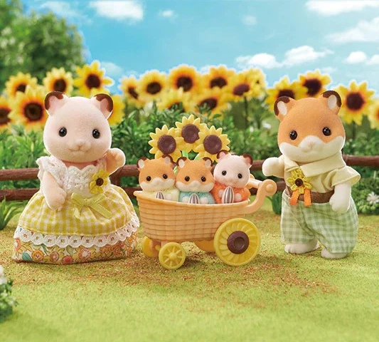 Zestaw do zabawy Sylvanian Families Rodzina chomików SLV5856 (5054131058565) - obraz 3