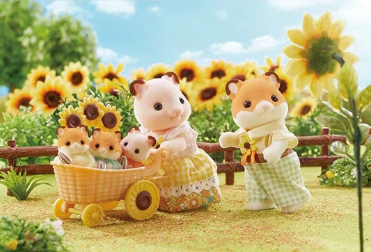 Zestaw do zabawy Sylvanian Families Rodzina chomików SLV5856 (5054131058565) - obraz 4