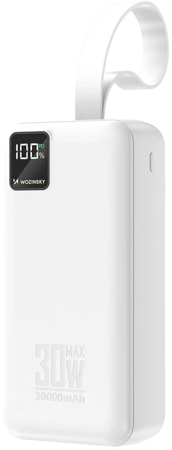 Powerbank Wozinsky Herc 30 30000 mAh 30W White (5907769388118) - Zdjęcie 1 Powerbank Wozinsky Herc 30 30000 mAh 30W White (5907769388118) - obraz 1