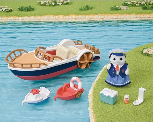 Ігровий набір Sylvanian Families Екскурсійний човен з тюленями SLV5864 (5054131058640) - зображення 3