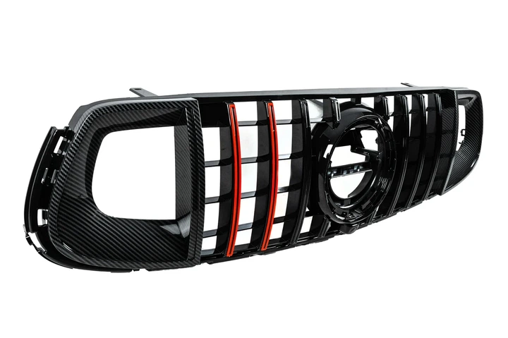 Передня решітка GT Panamericana GT-R для GLC 43 AMG/GLC 63 AMG/AMG-Line Mercedes GLC X253 2019-2022 рр. - зображення 3