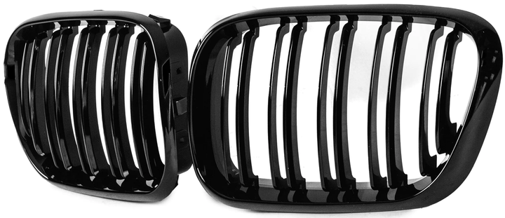 Ноздрі решітка радіатора M-Look чорна глянсова для BMW X5 E-53 1999-2003 рр. - зображення 3