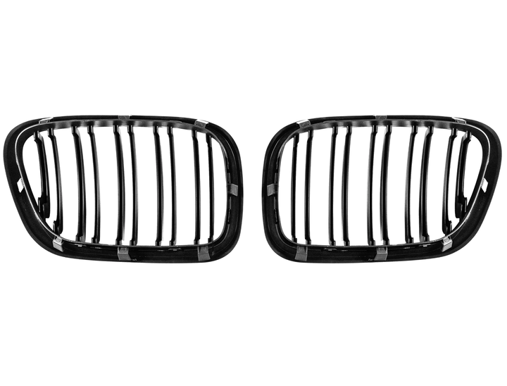 Ноздрі решітка радіатора M-Look чорна глянсова для BMW X5 E-53 1999-2003 рр. - зображення 5
