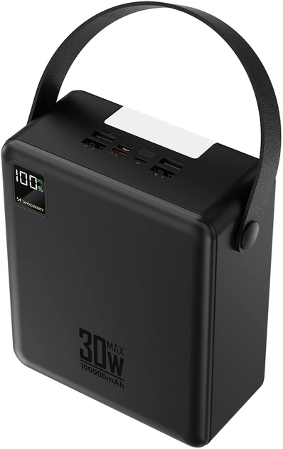 Powerbank Wozinsky Herc 100 100000 mAh 30W Black (5907769388125) - Zdjęcie 2 Powerbank Wozinsky Herc 100 100000 mAh 30W Black (5907769388125) - obraz 2